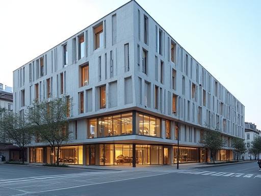 Exterior photo of the Swiss Media Academy building in Zurich